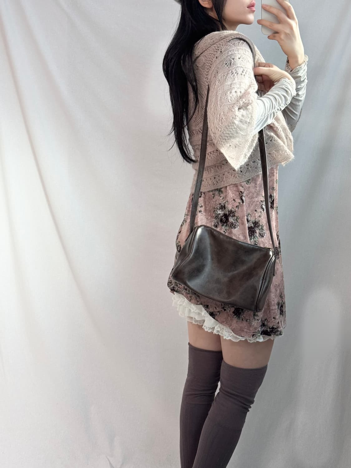 모헤어 블렌디드 케이프 가디건 상품이미지4