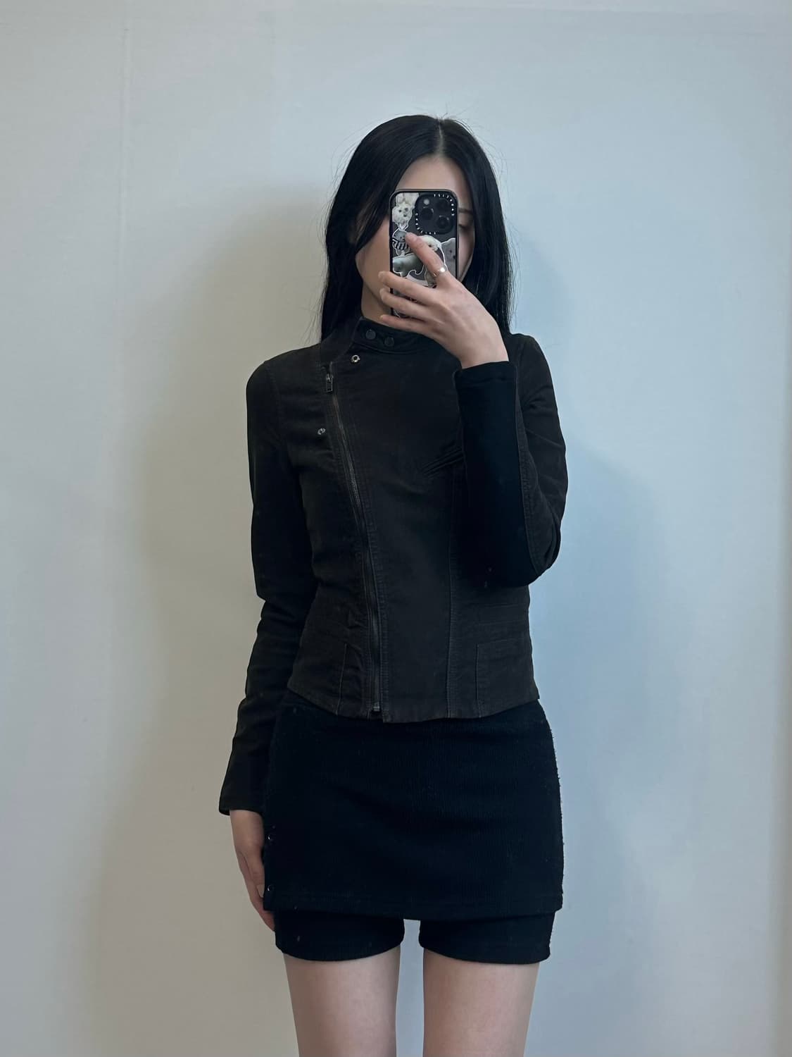 Vintage 빈티지 사선 라이더 자켓 상품이미지2