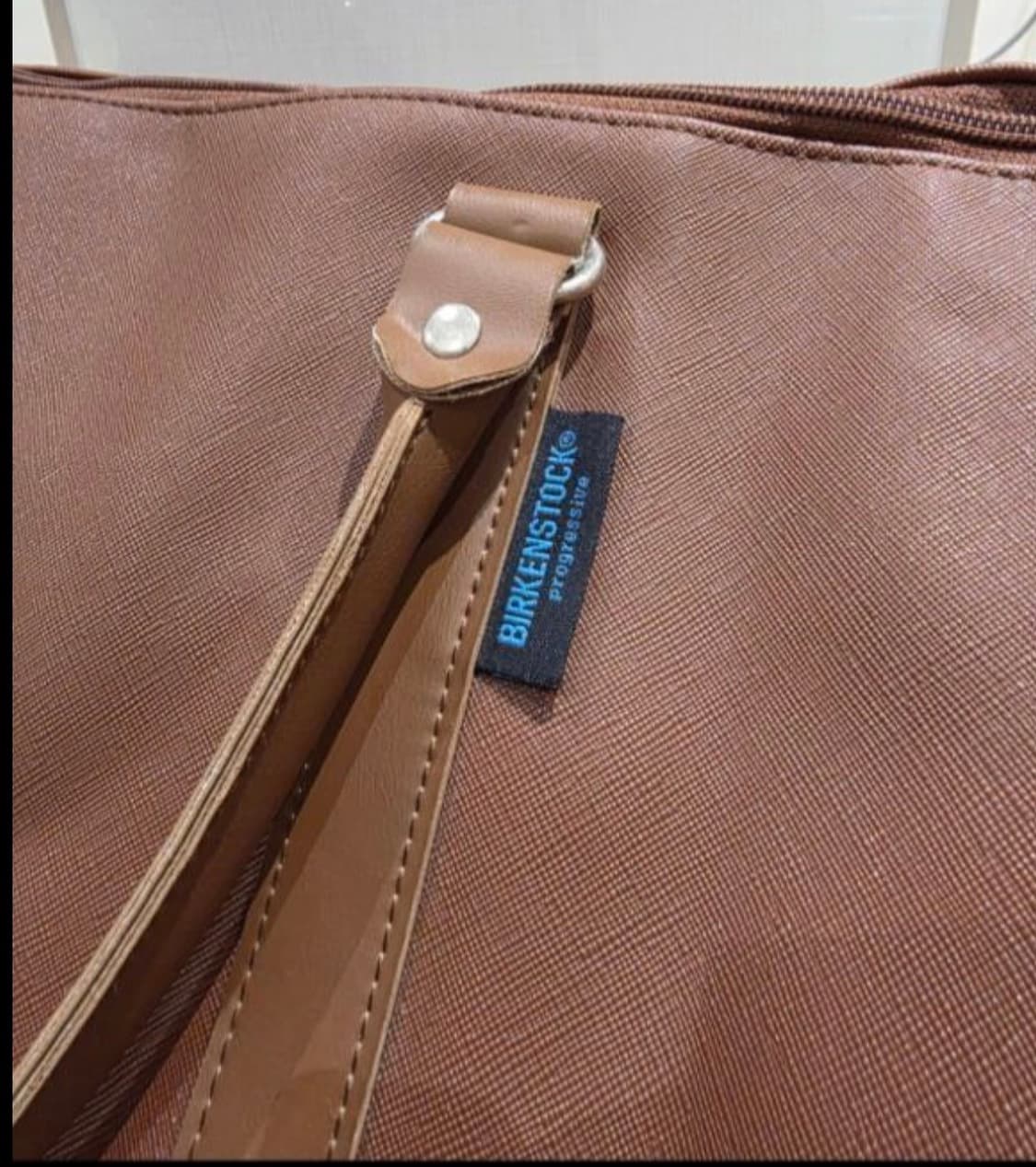 BIRKENSTOCK 브라운 가죽 보스턴백 여행용 가방 상품이미지4