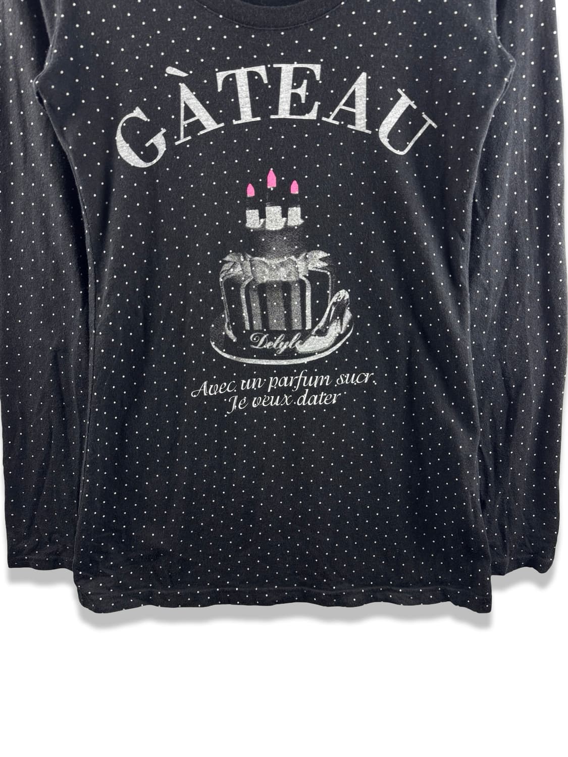 JPN Y2K 도트 롱슬리브2710 상품이미지4