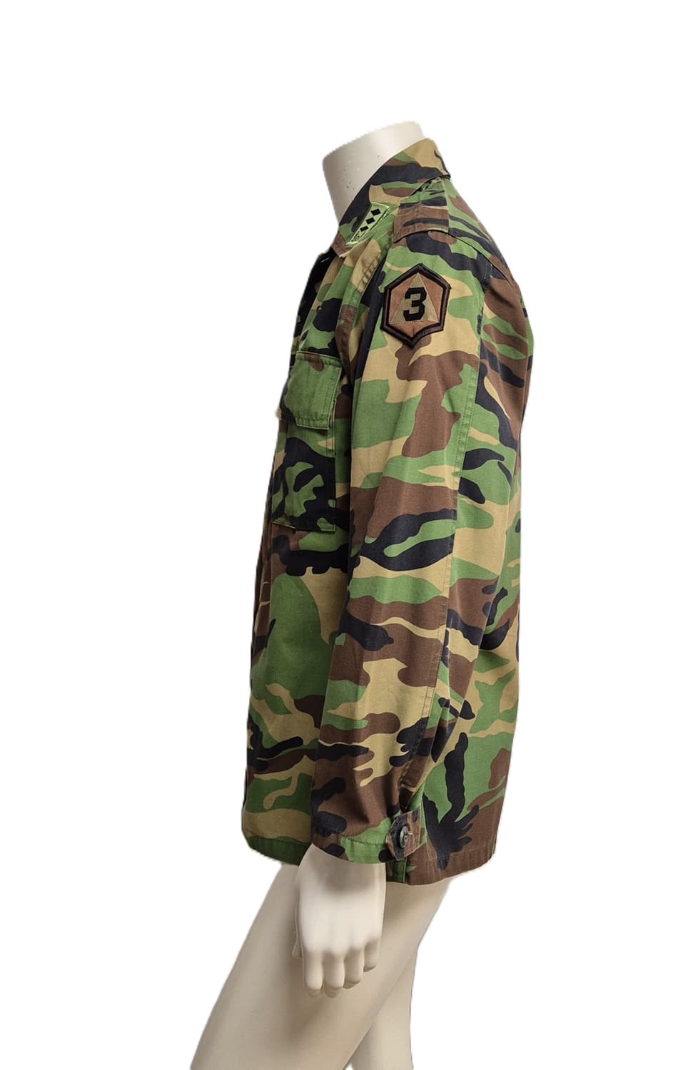 육군 구형 3군사령부 의무 대위 후기형 동계 전투복 상의 자켓 (L) 상품이미지2