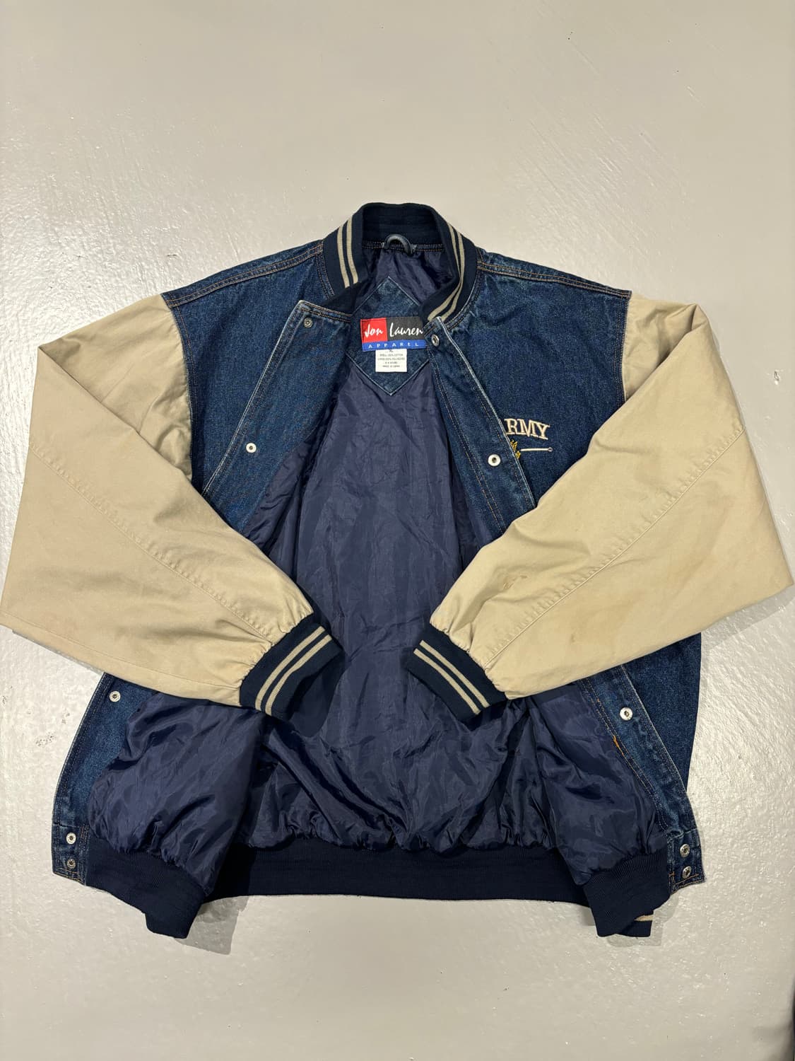 90s 데님 베이스볼 자켓 상품이미지6