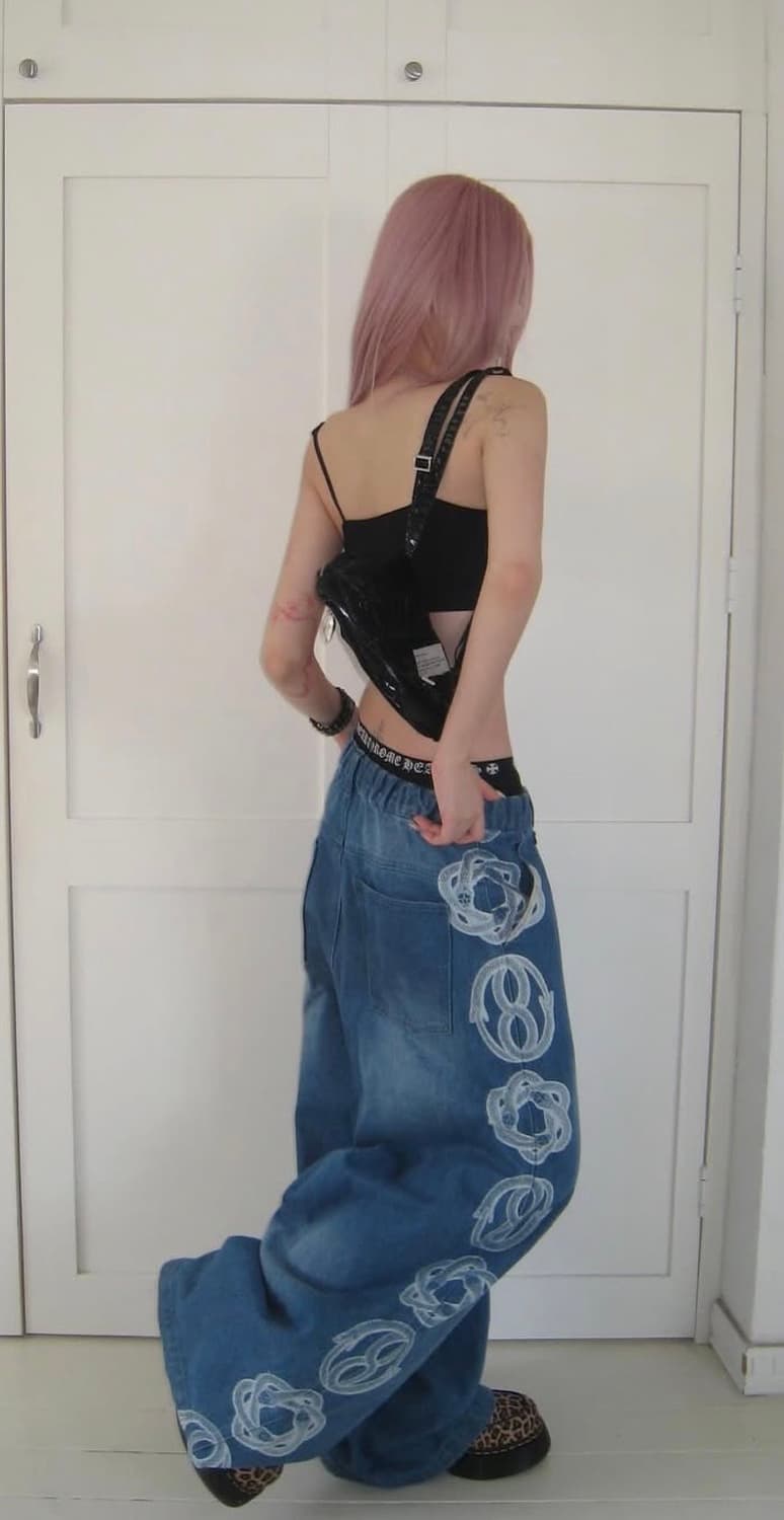 히스테릭글래머 스네이크 팬츠 상품이미지2