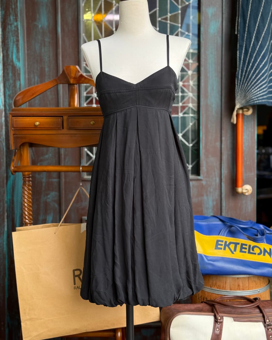 클럽모나코 블랙 벌룬 드레스 2 상품이미지7