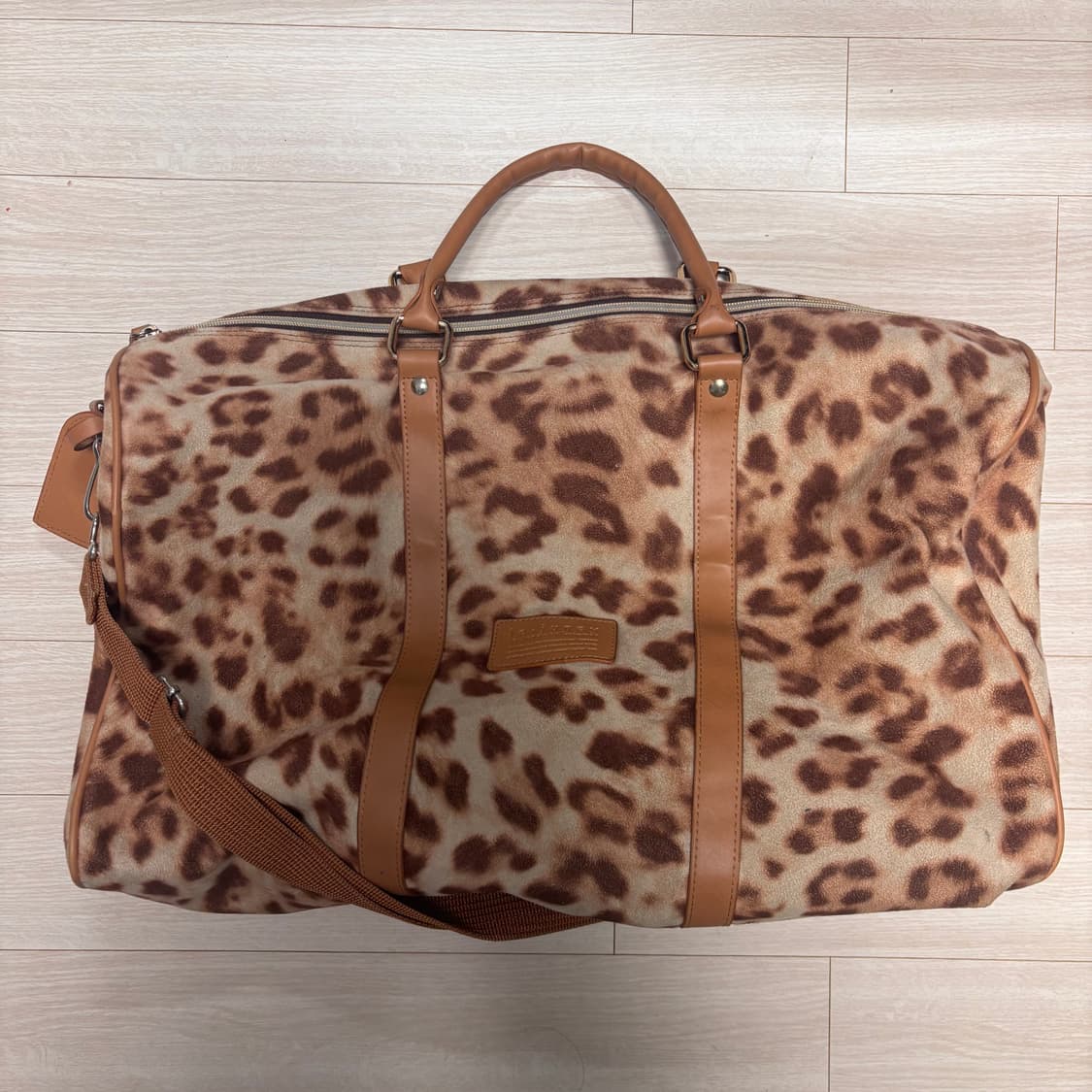 호피무늬 보스턴 백 상품이미지1