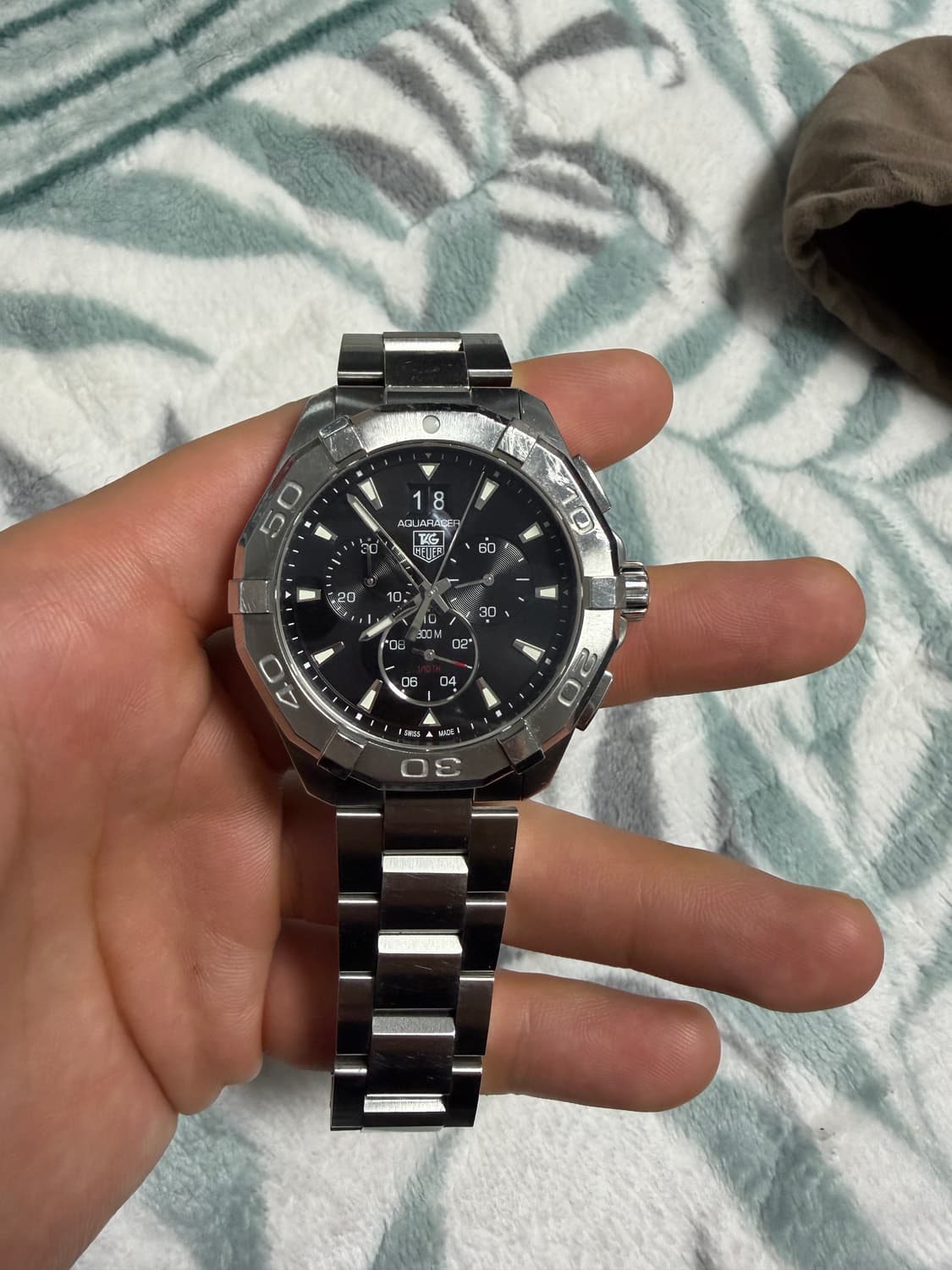 아쿠아레이서 크로노그래프 쿼츠 43mm 상품이미지1