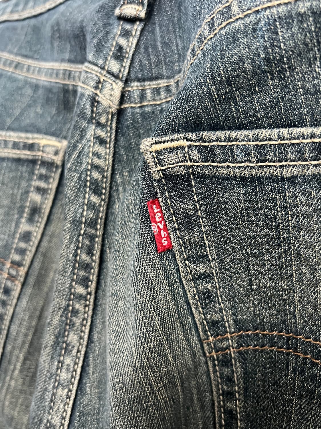 Levis 리바이스 505 레귤러 스트레이트 워싱 데님 팬츠 상품이미지4