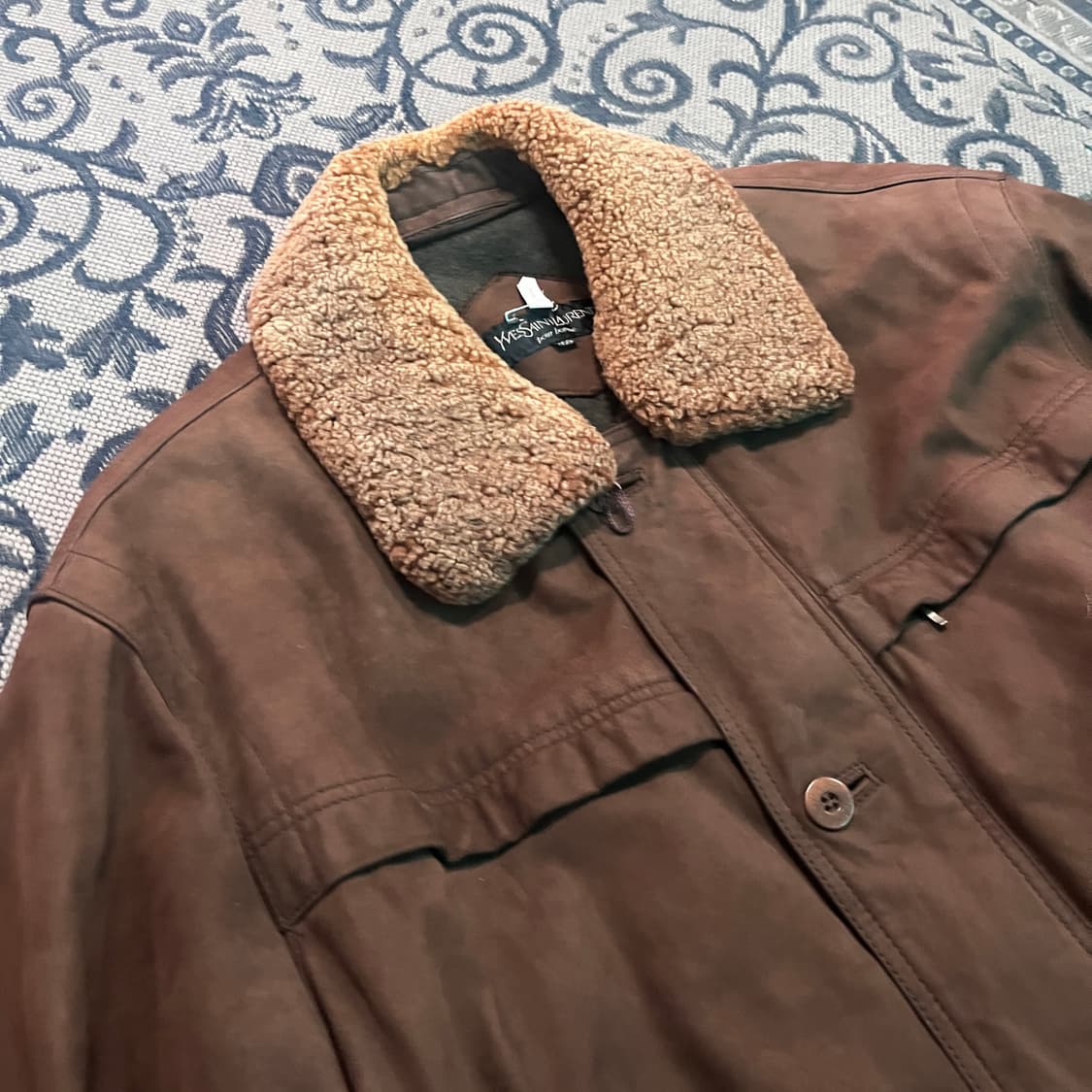 100 입생로랑 레더 자켓/W2690 상품이미지3