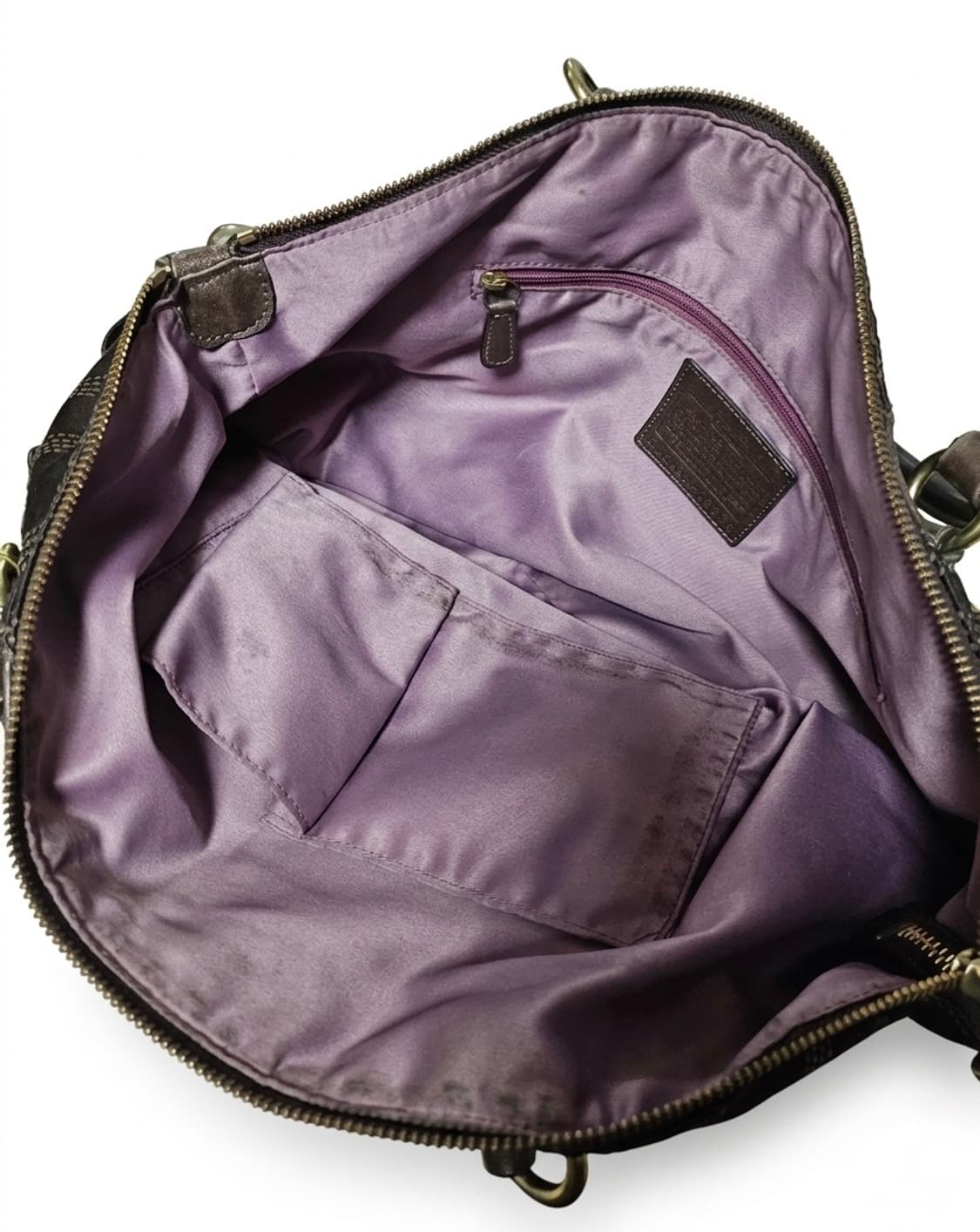 브라운 코치 토트백 상품이미지2