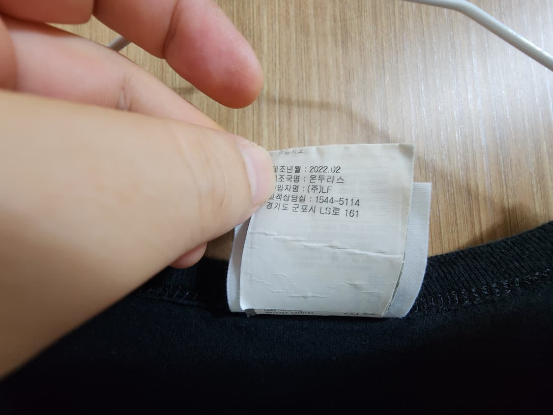 (XL)챔피온 블랙 반팔 티셔츠 상품이미지6