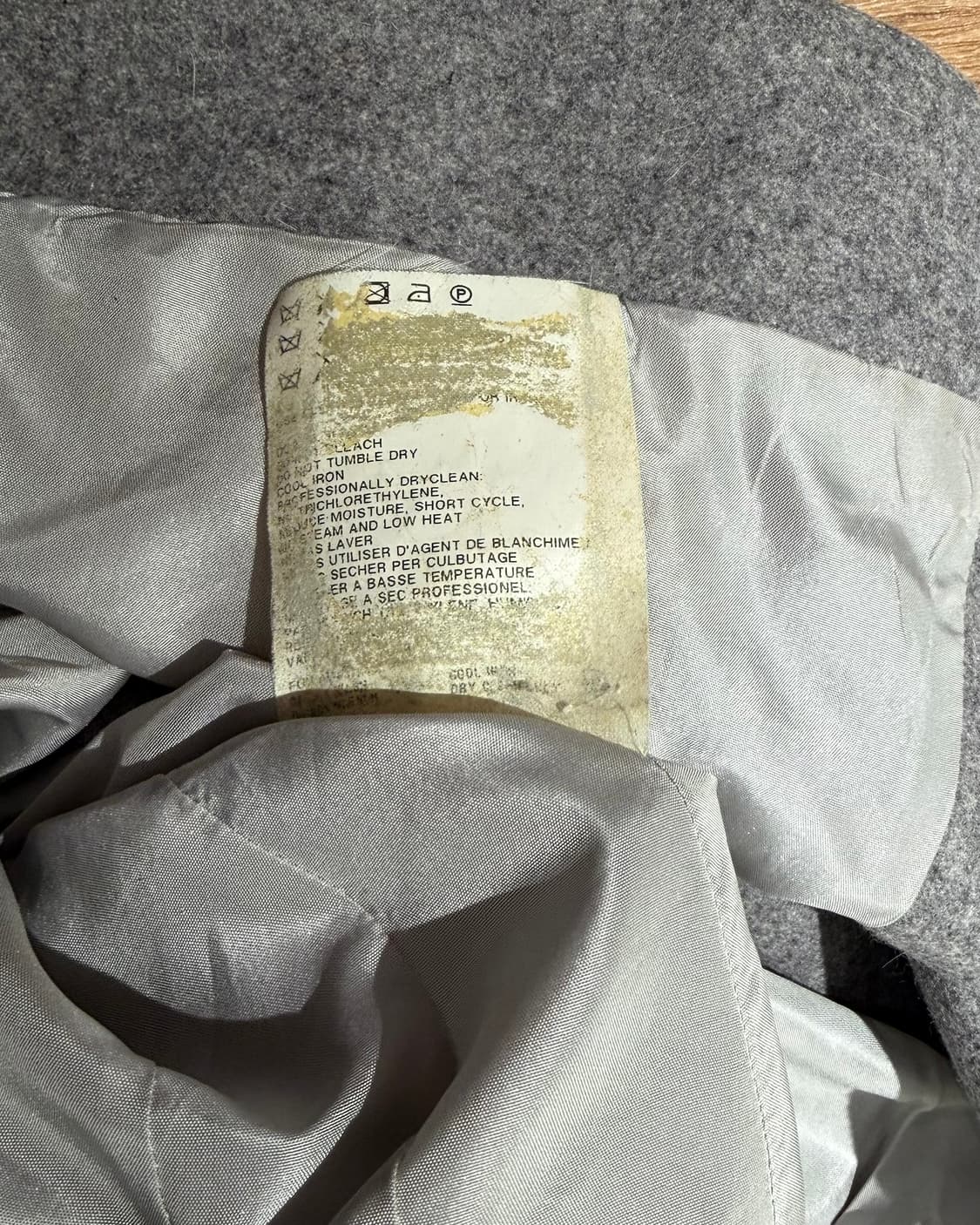 질샌더 그레이 울 언발란스 카라 코트 상품이미지10