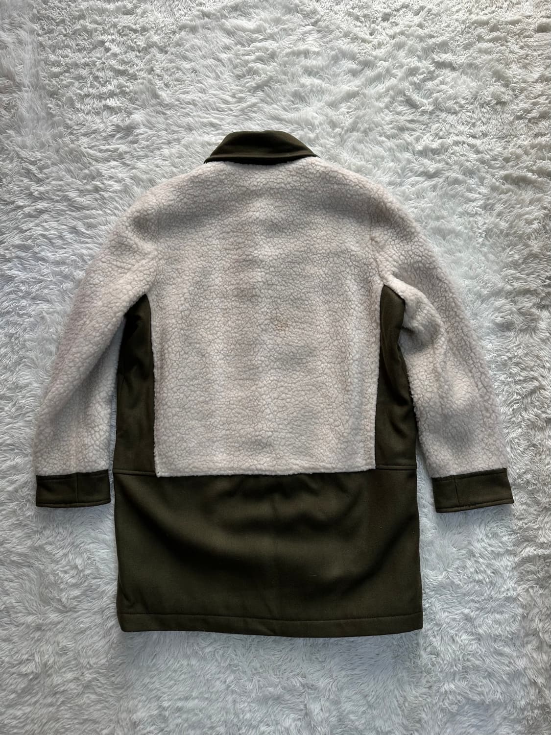 카이아크만 배색 코트 8사이즈 S 상품이미지4