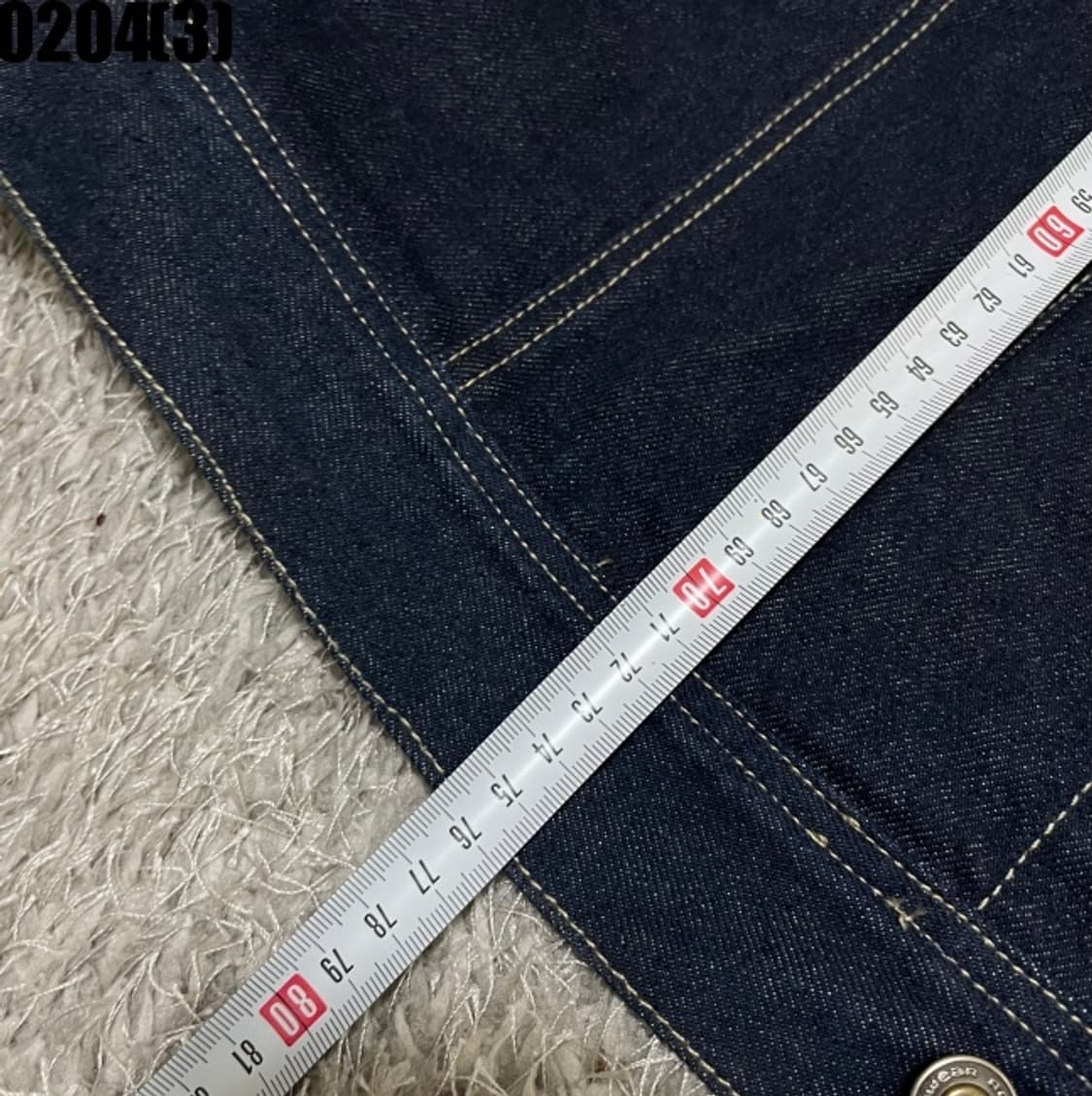 로카웨어 데님 베스트 자켓 상품이미지5