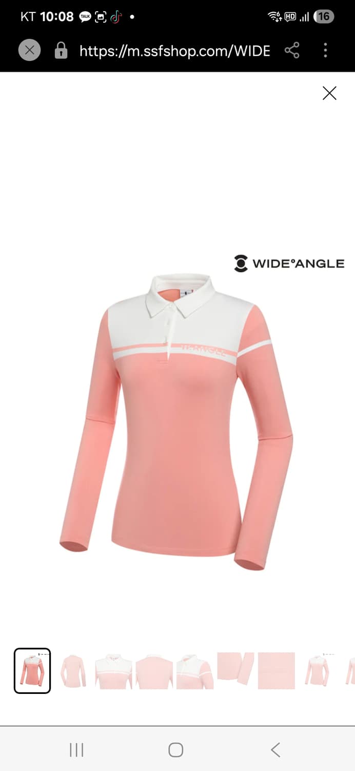 와이드앵글 기모골프기모카라티 상품이미지1