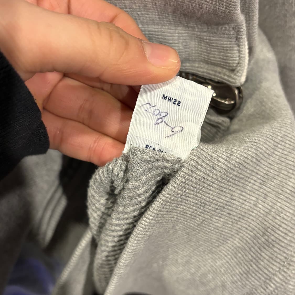 폴로 랄프로렌 투웨이 와플 그레이 후드집업 상품이미지10