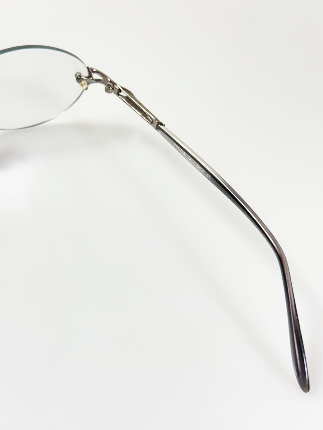 KENZIA ITALY 무테 오벌 메탈 프레임 빈티지 안경 상품이미지6