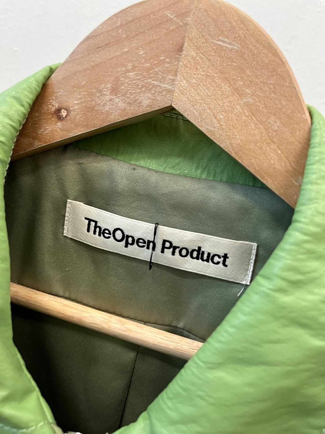 여) 더오픈오프덕트 비건레더 멜론자켓  상품이미지4