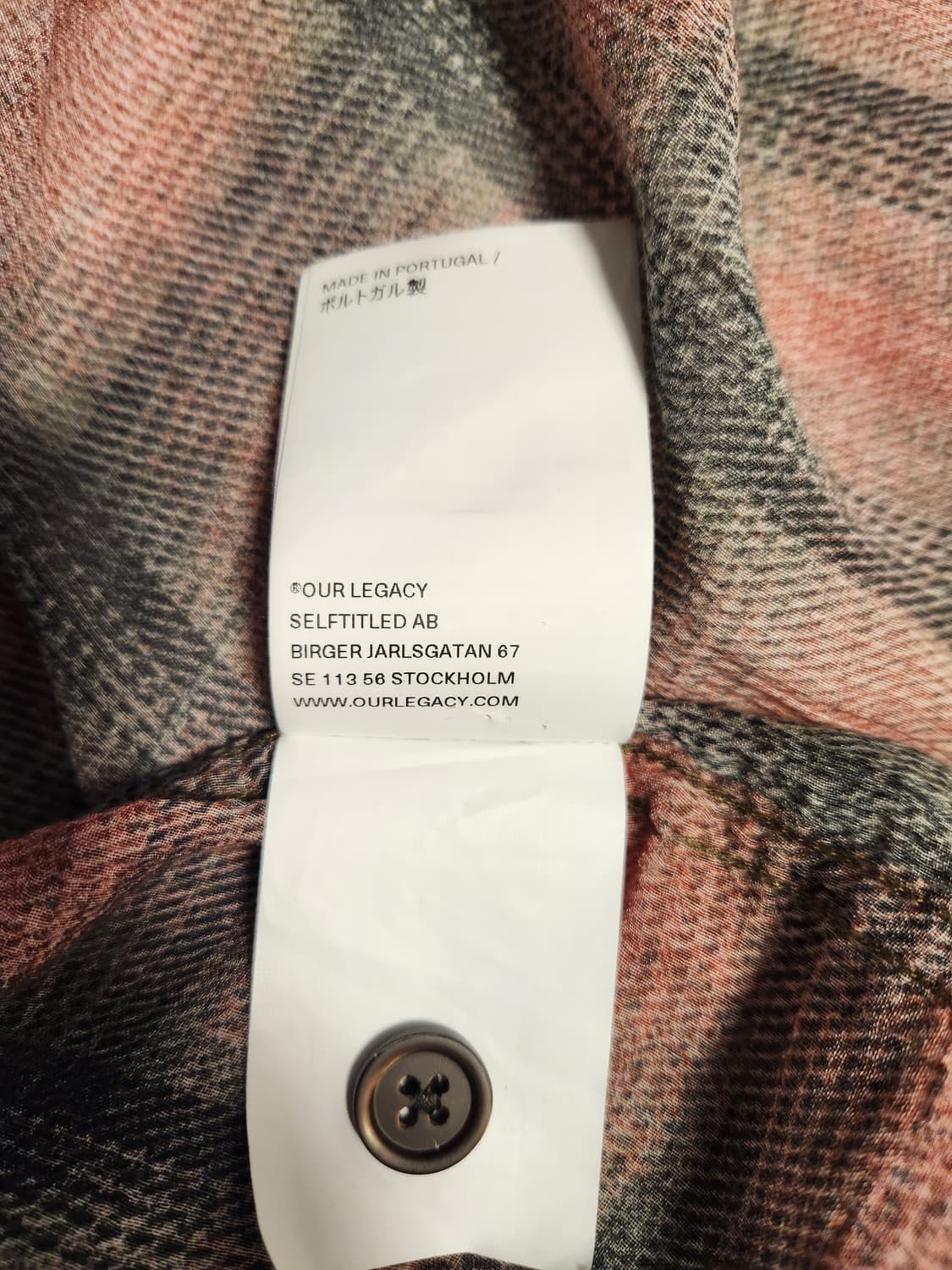 아워레가시 bd셔츠 빅 럼버체크 프린트 44 상품이미지6