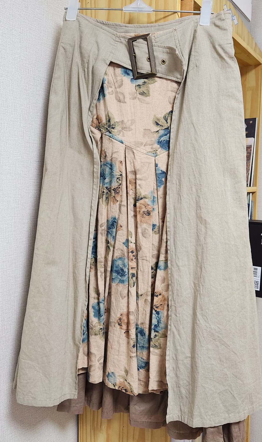 빈티지 플로랄 버클 스커트 상품이미지2