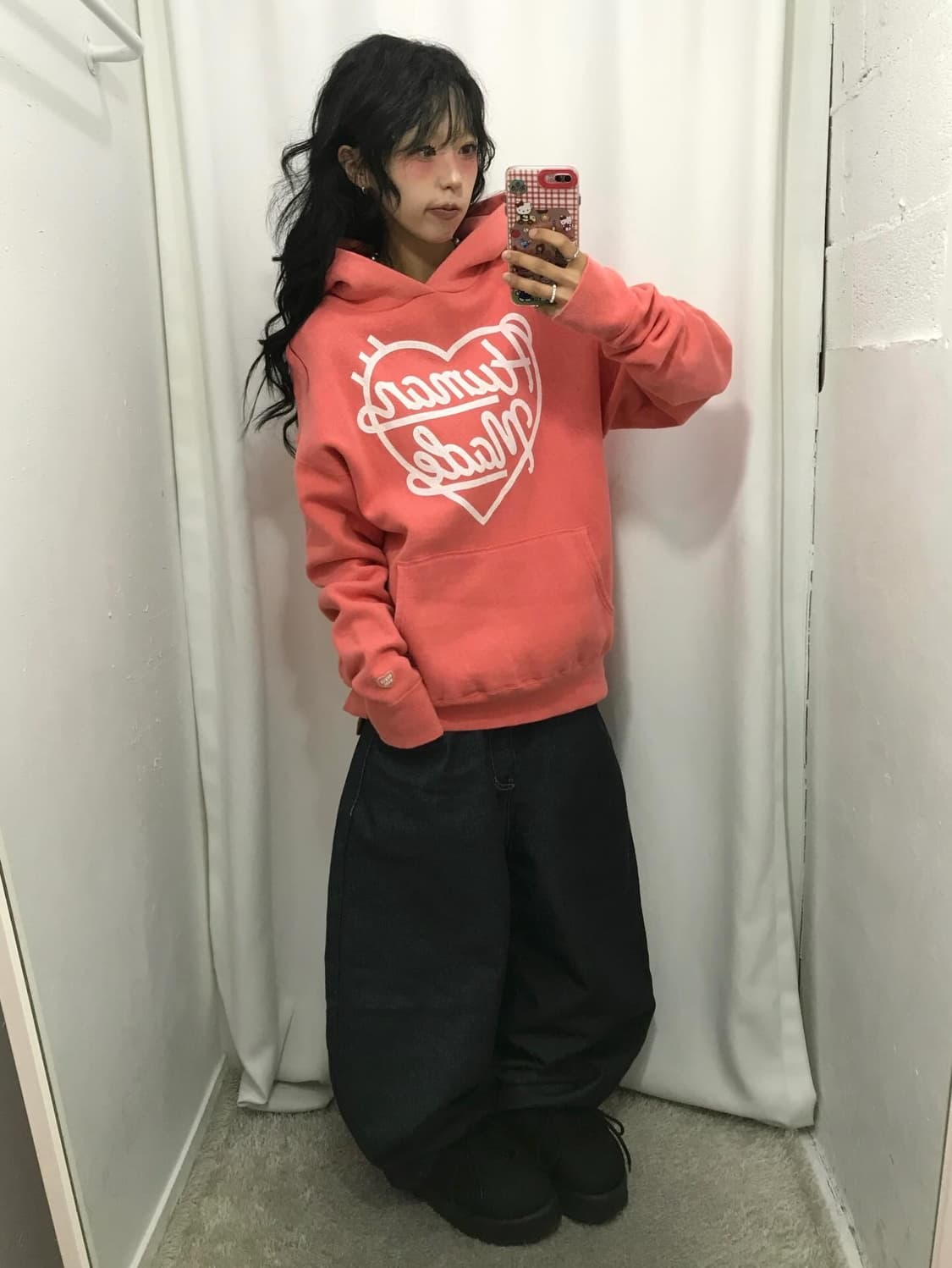 Human Made Tsuriami Hoodie - Pink 상품이미지3