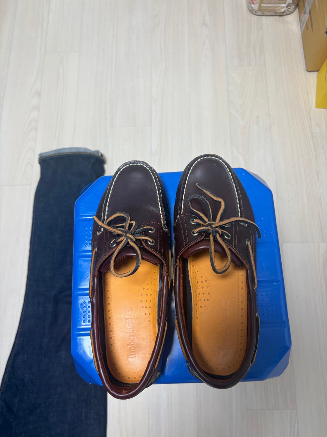 팀버랜드 2아이  보트 슈즈 270 사이즈 새상품 상품이미지1