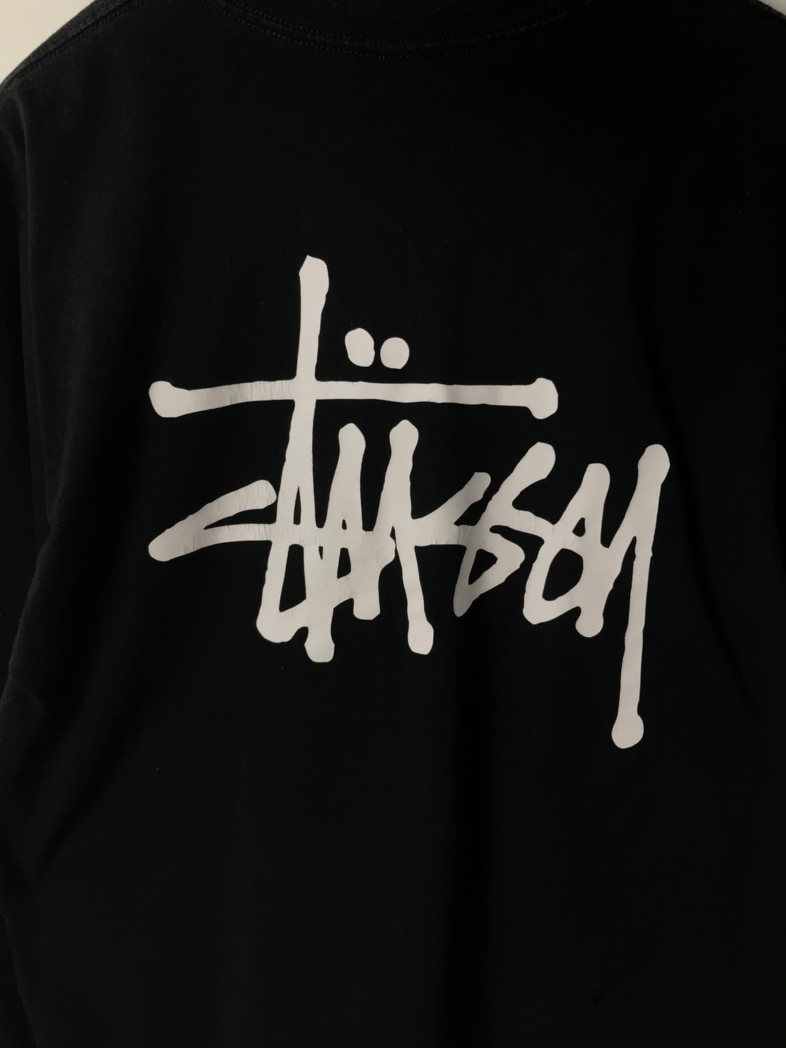 스투시 스탁로고 블랙 롱슬리브 긴팔티 상품이미지6