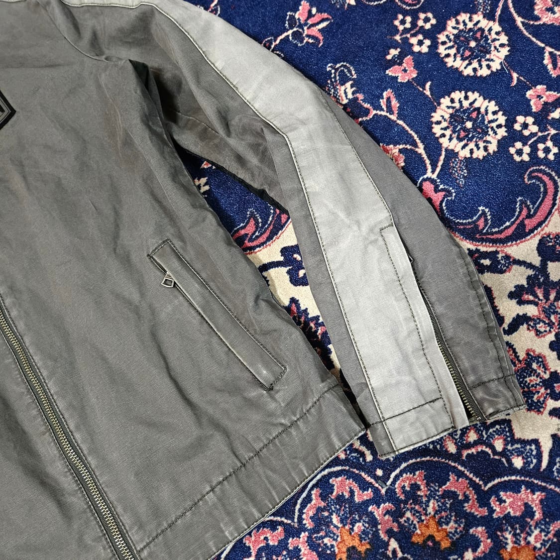 아르마니익스체인지 투웨이 지업 바이커 자켓 S size 상품이미지4