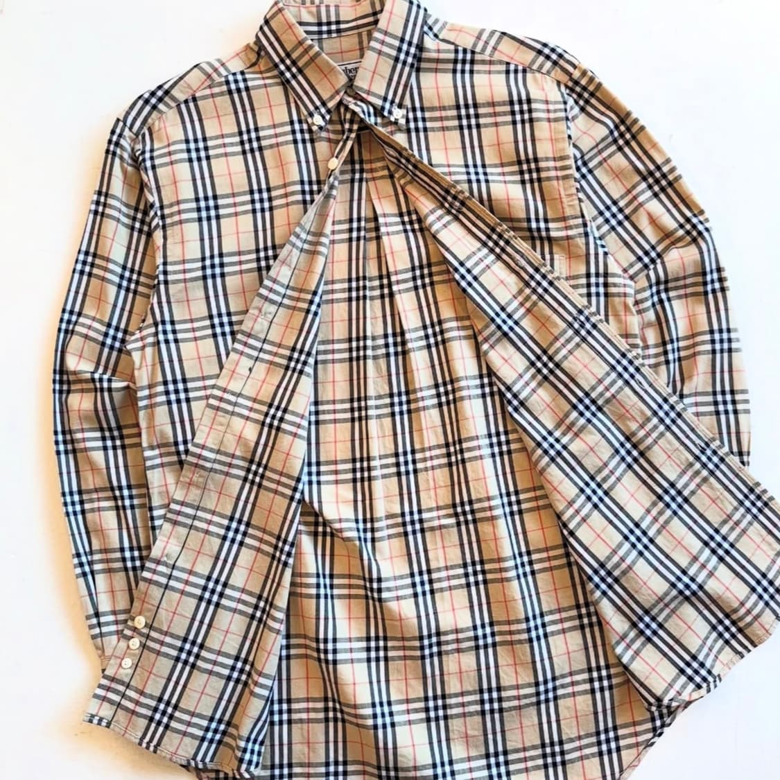 버버리 아카이브 노바 체크 셔츠 상품이미지4