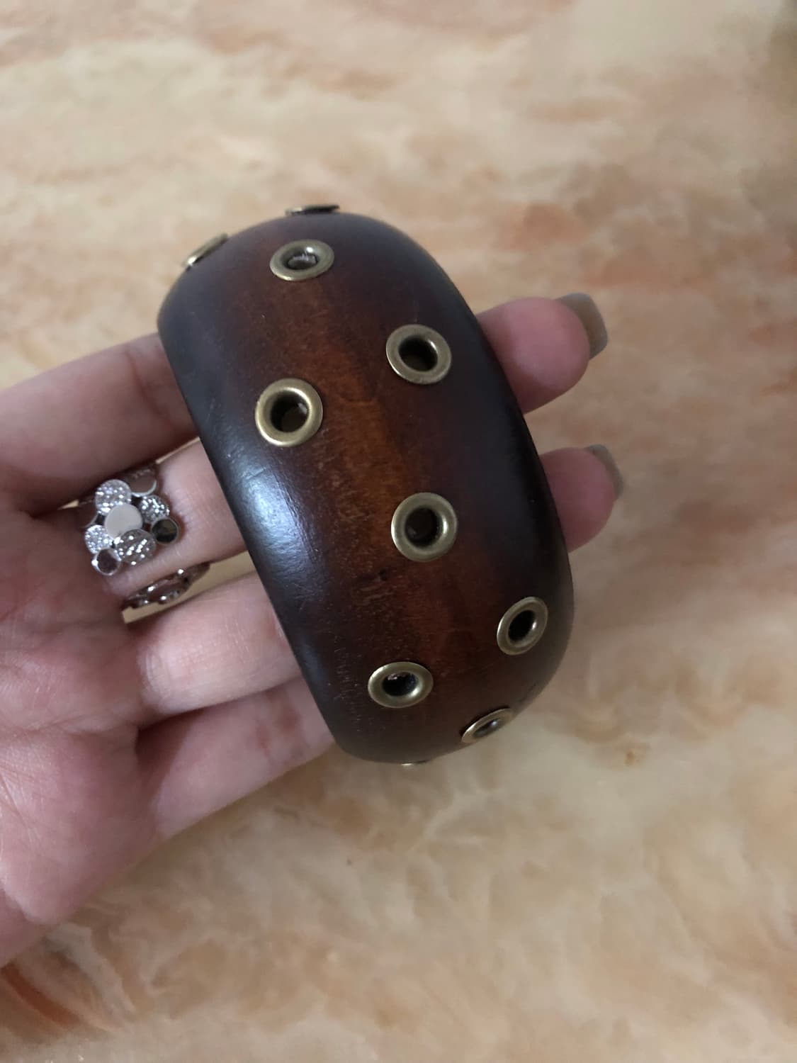 wood bangle bracelet 상품이미지1