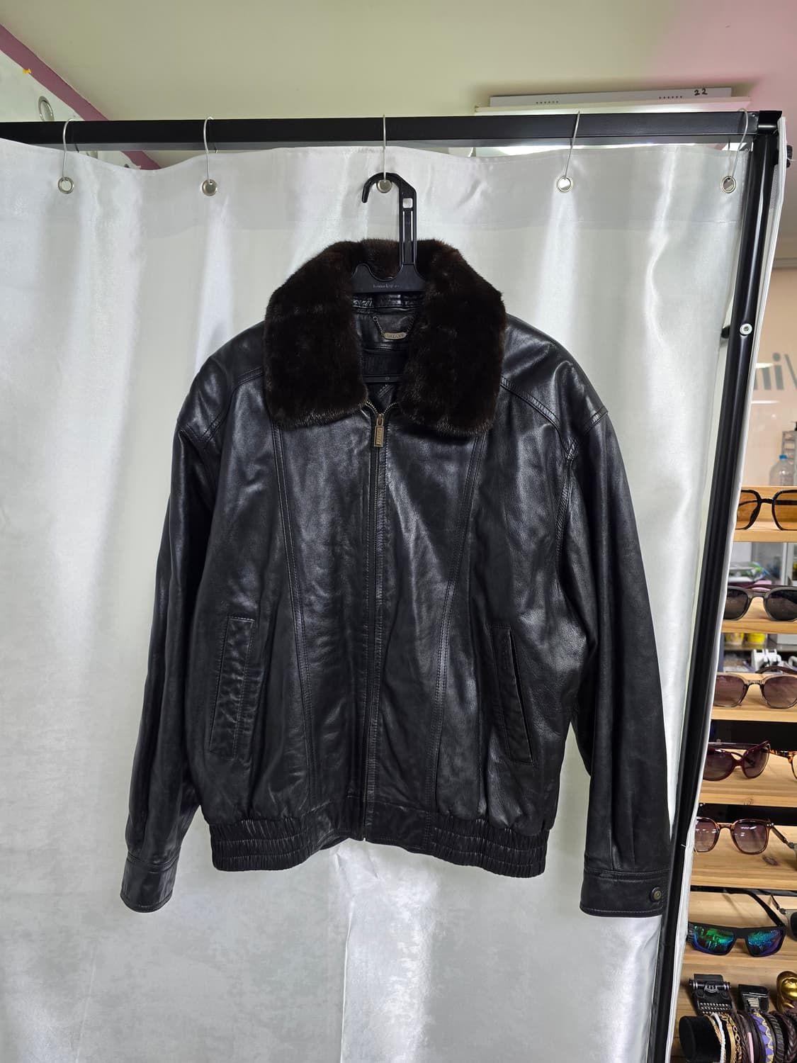 갤럭시 블랙 양가죽 점퍼 (1461) 상품이미지1