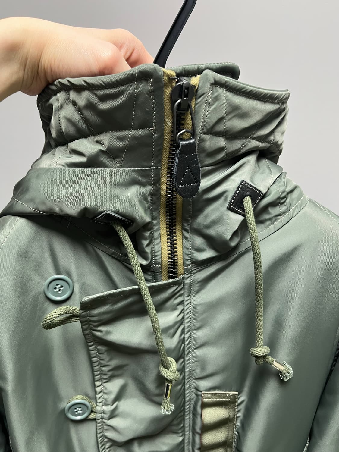 Marka 마카 N-2B 블루종 세이지 그린 3사이즈 상품이미지3