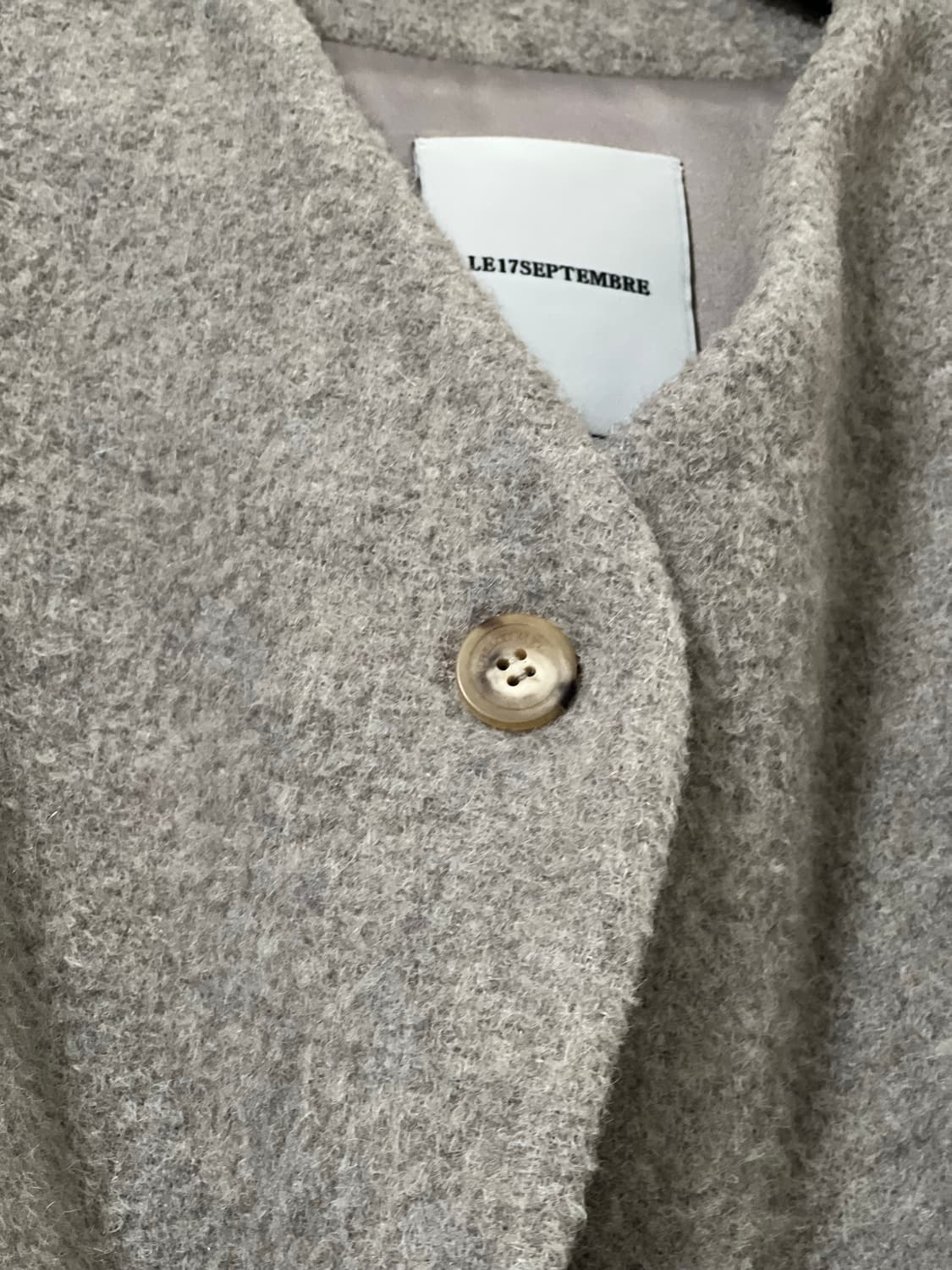 le17septembre 오버사이즈드 울자켓 상품이미지7