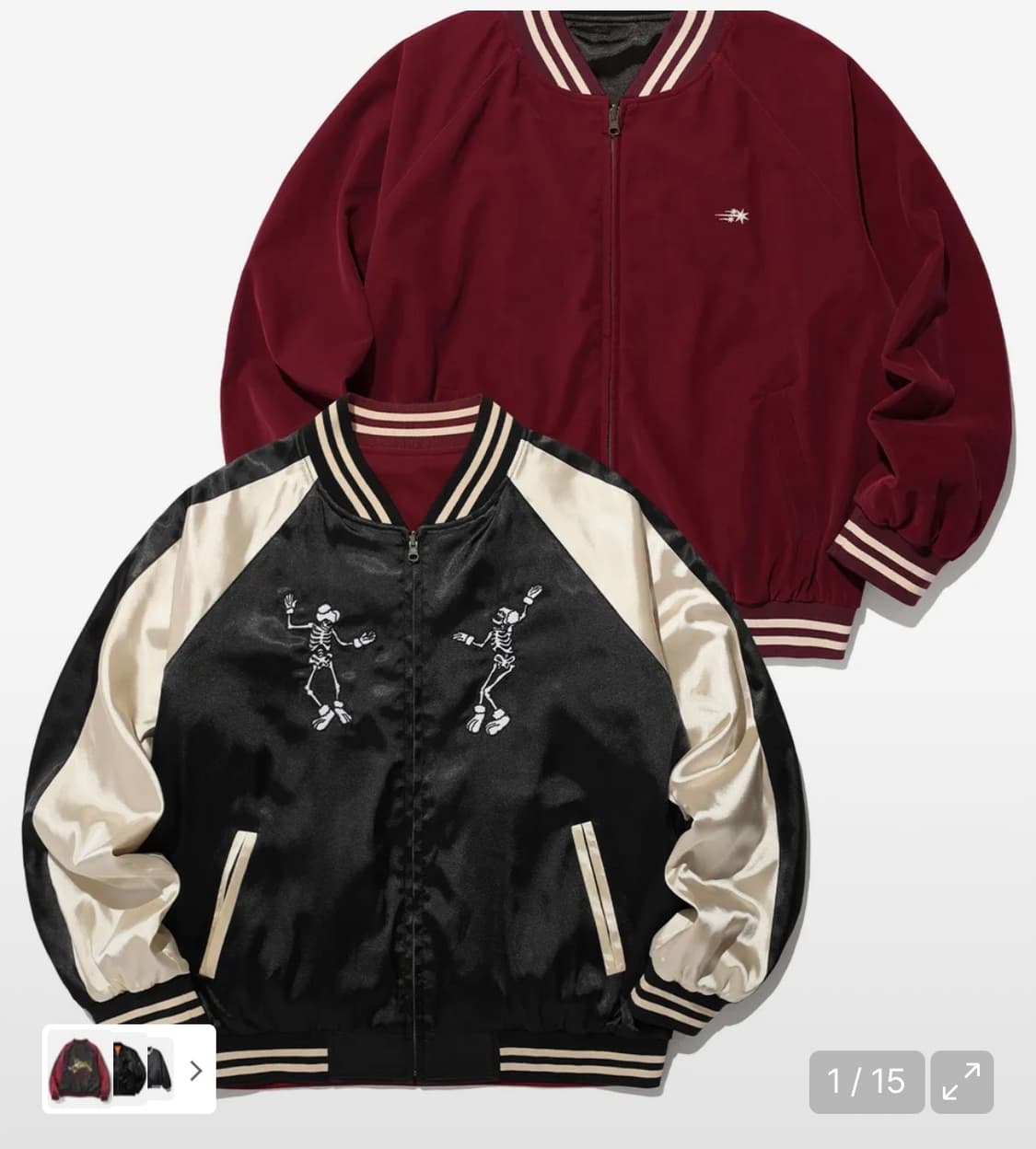 Niceghostclub 나이스고스트클럽 리버서블 수베니어 자켓 상품이미지1