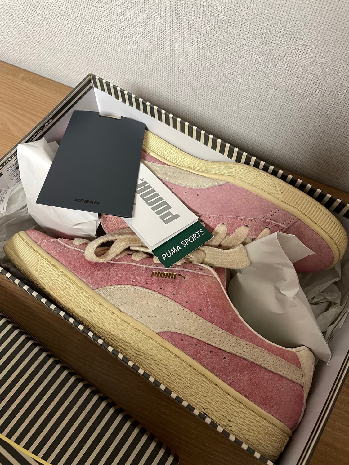 Puma x Rhuigi Suede 푸마 루이지 스웨이드 핑크 상품이미지10