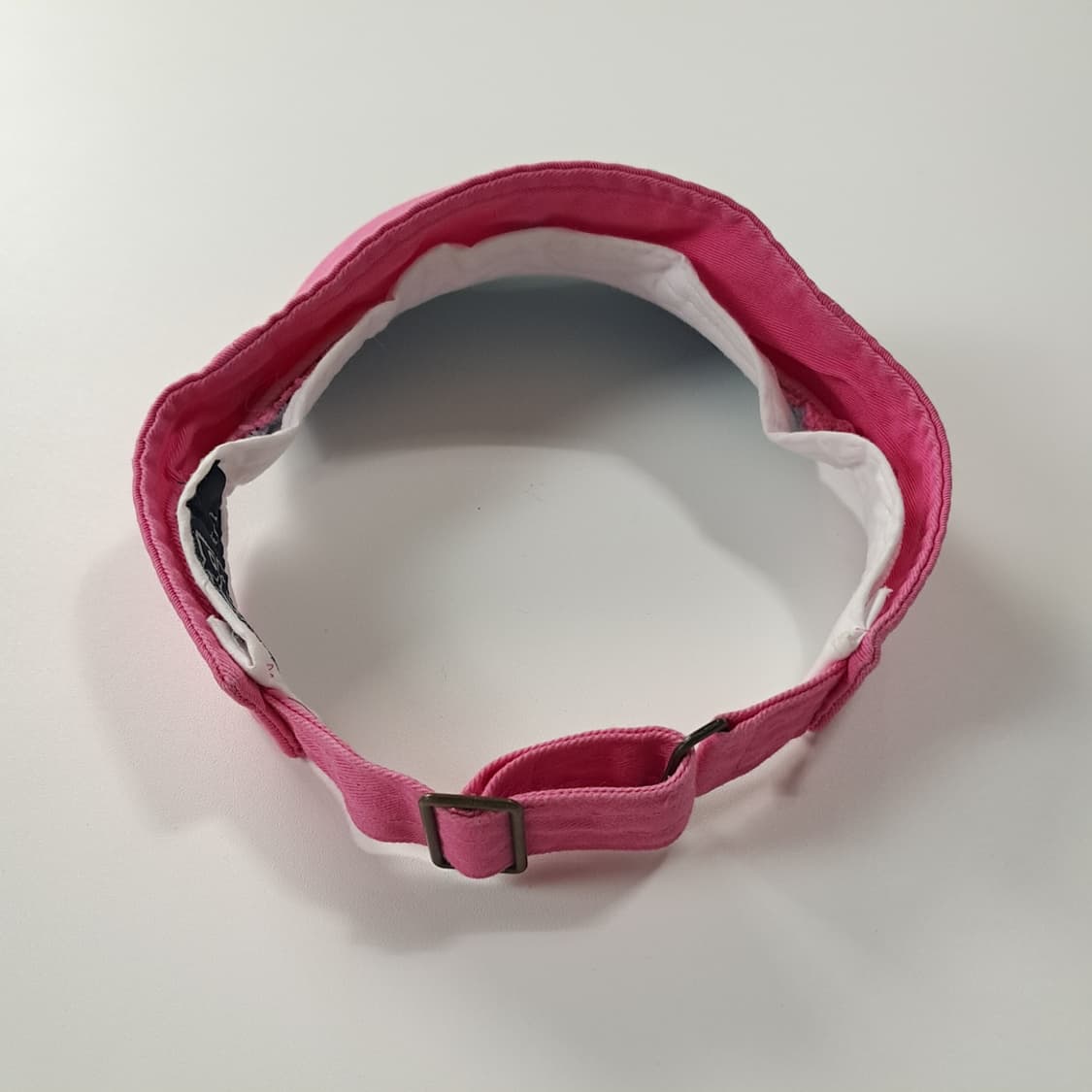 CK421 L 폴로 90s 포니자수 배색 핑크 썬바이저 썬캡 모자 상품이미지5