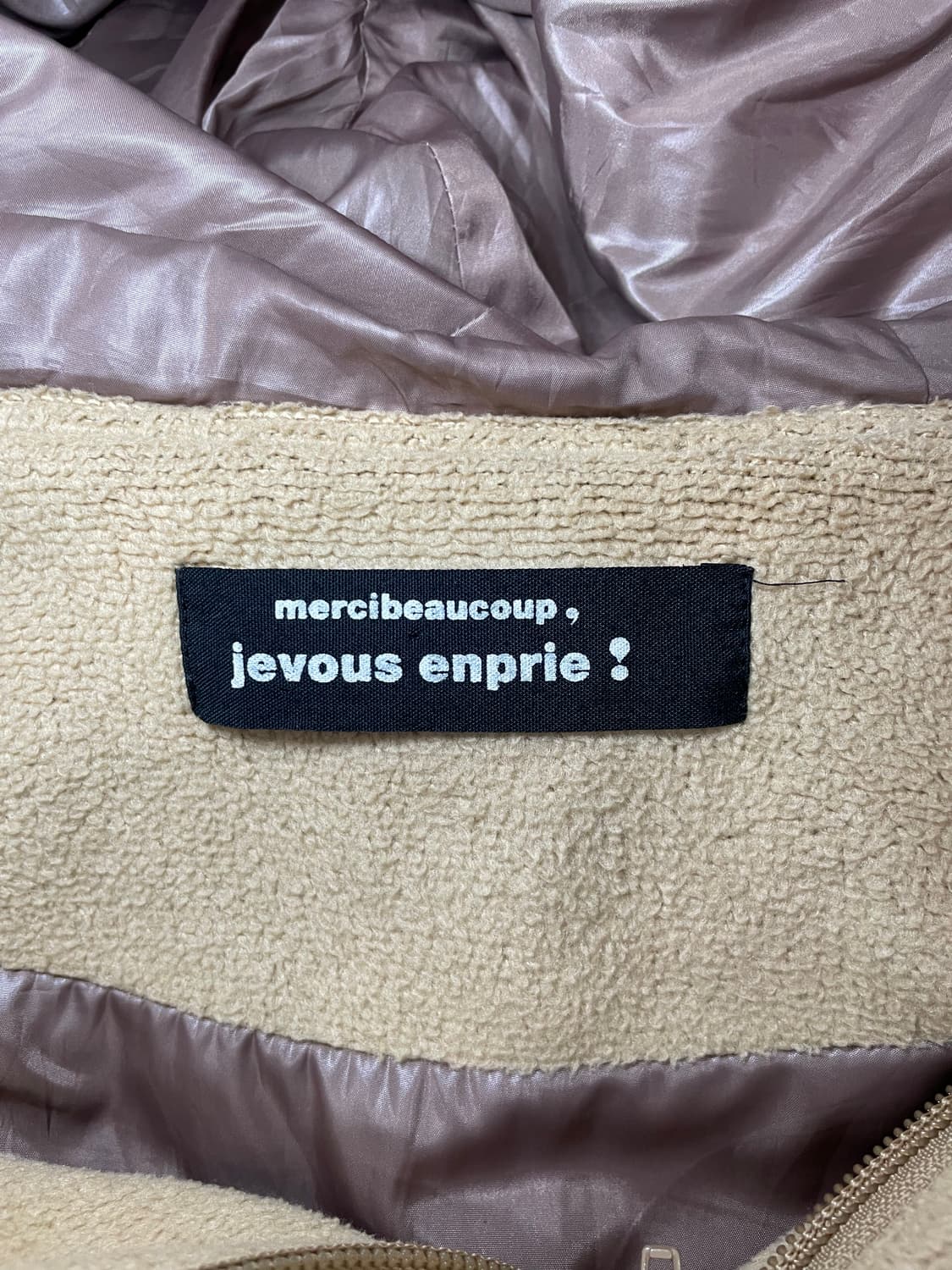 Jpn mercibeaucoup 메르시보쿠 2way 쉐르파 후드 더플자켓 상품이미지4