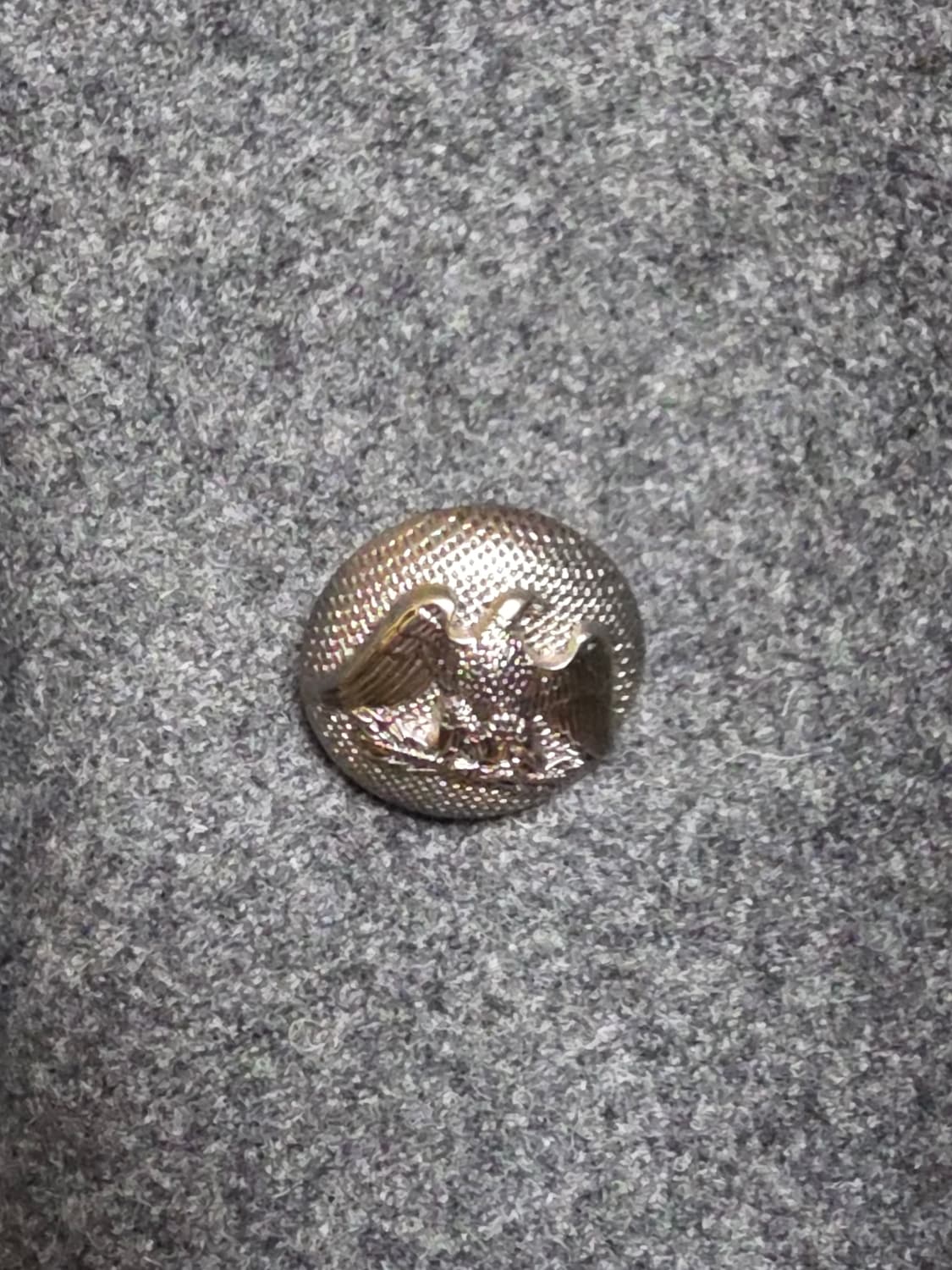 시스템 옴므 하이넥 밀리터리 은장 더블 코트 상품이미지3