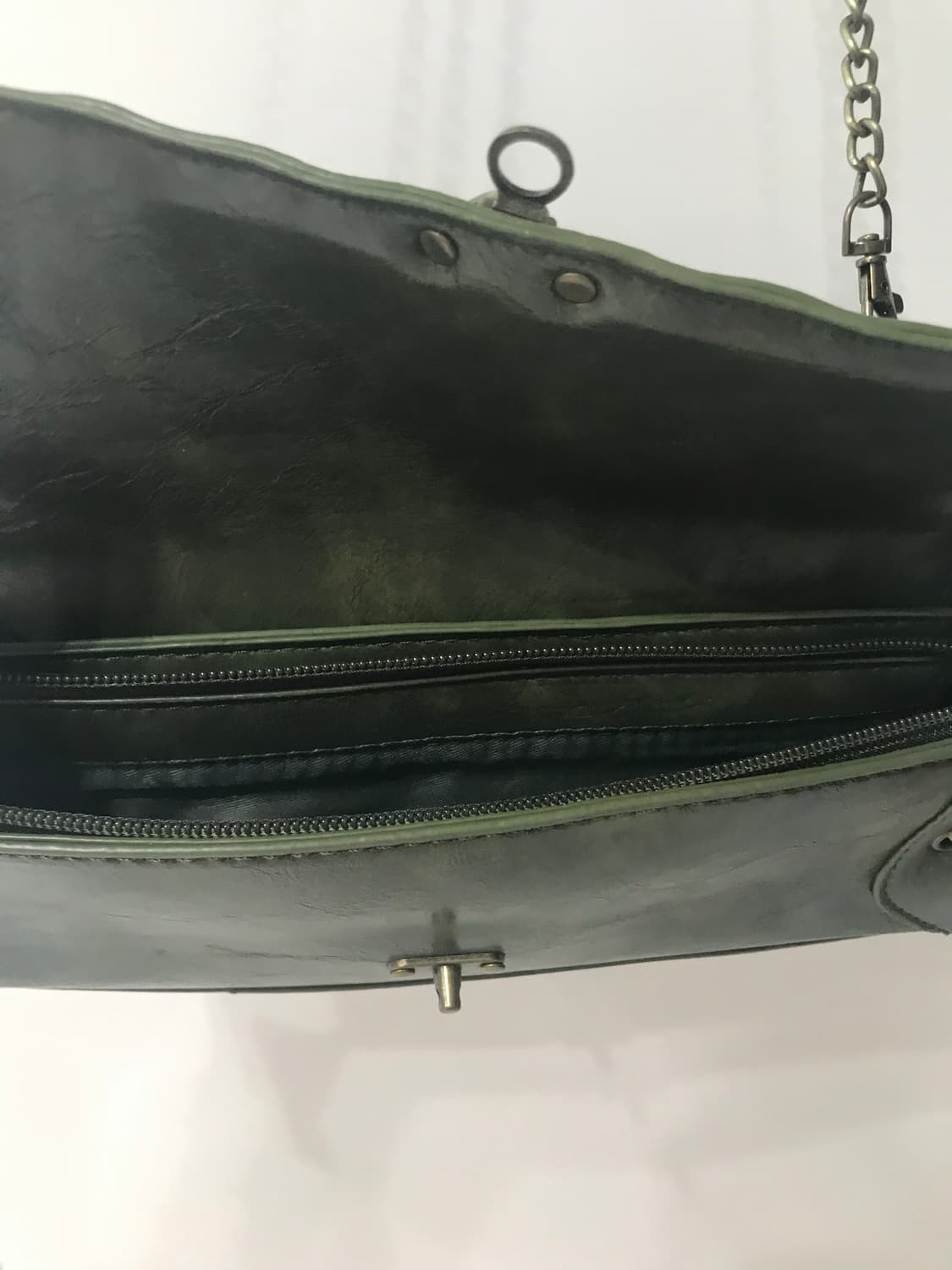 Vintage green cross bag 상품이미지5