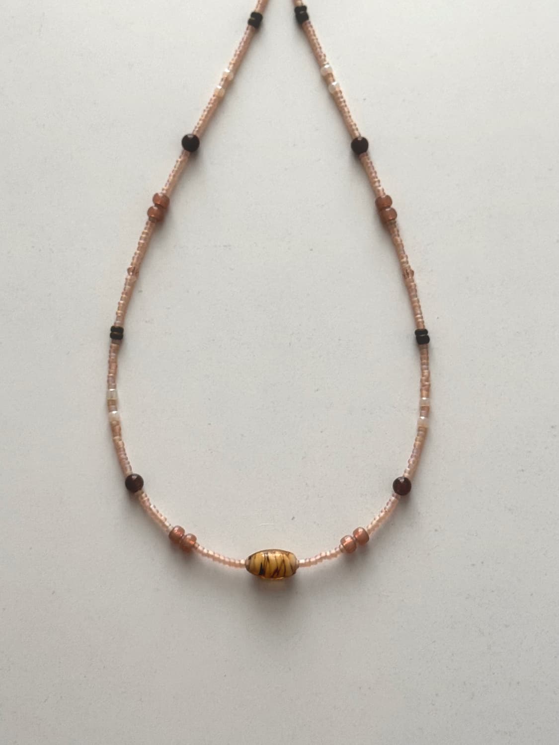 핸드메이드 비즈목걸이 상품이미지1