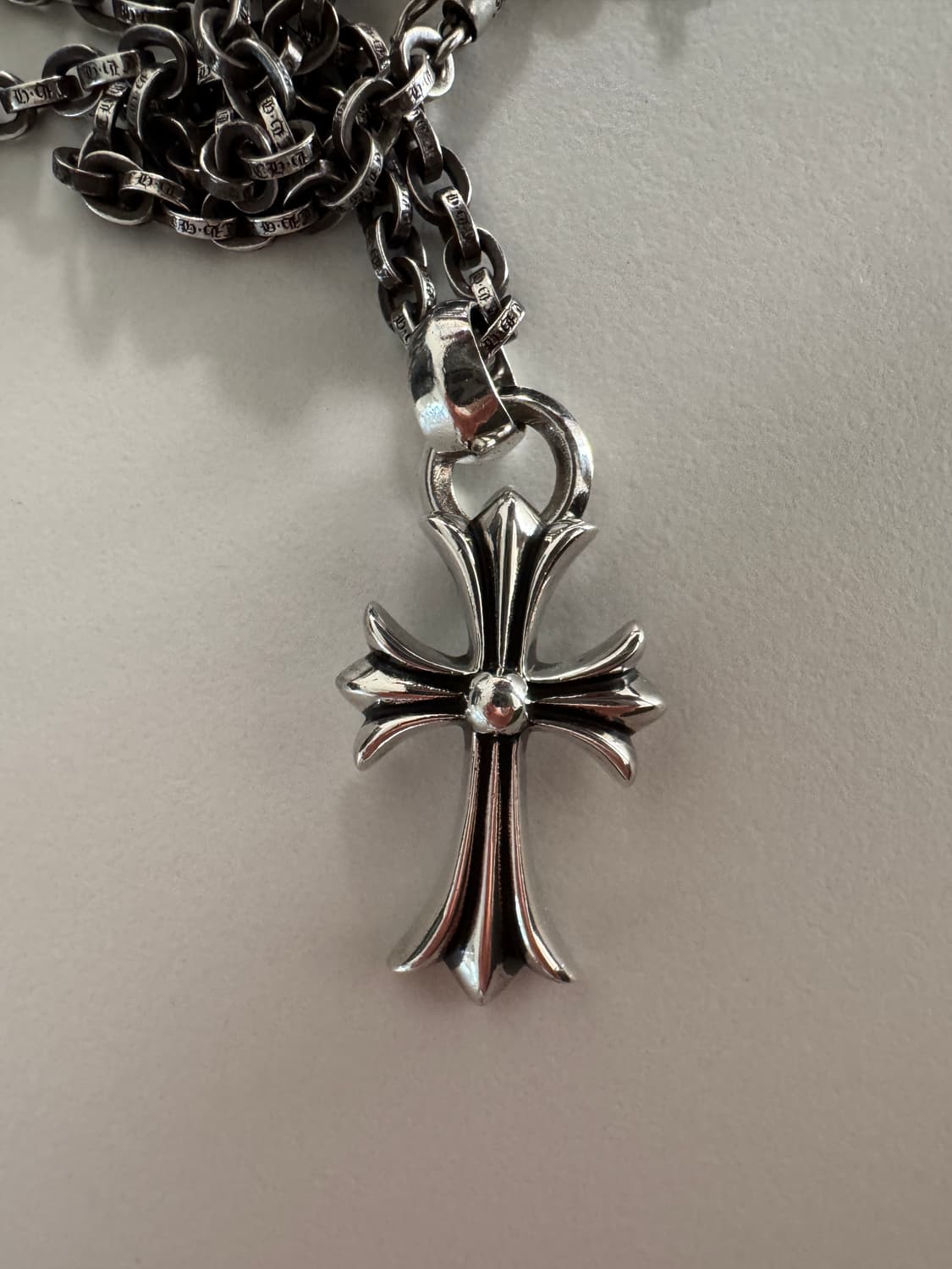 크롬하츠 스몰크로스베일+페이퍼체인 24“인치 상품이미지2