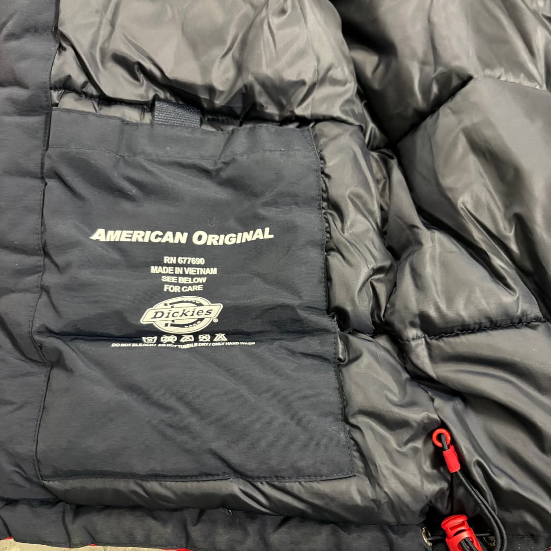 Dickies red padded jacket SM 상품이미지7