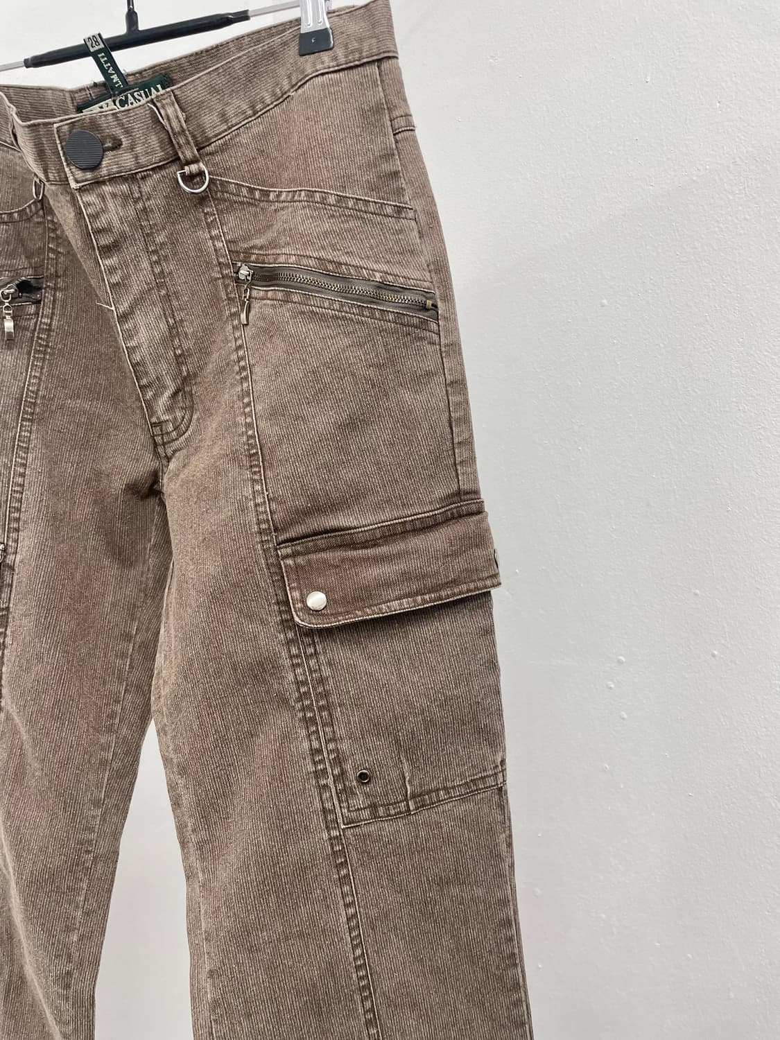 브라운 워싱 디테일 카고팬츠 상품이미지3