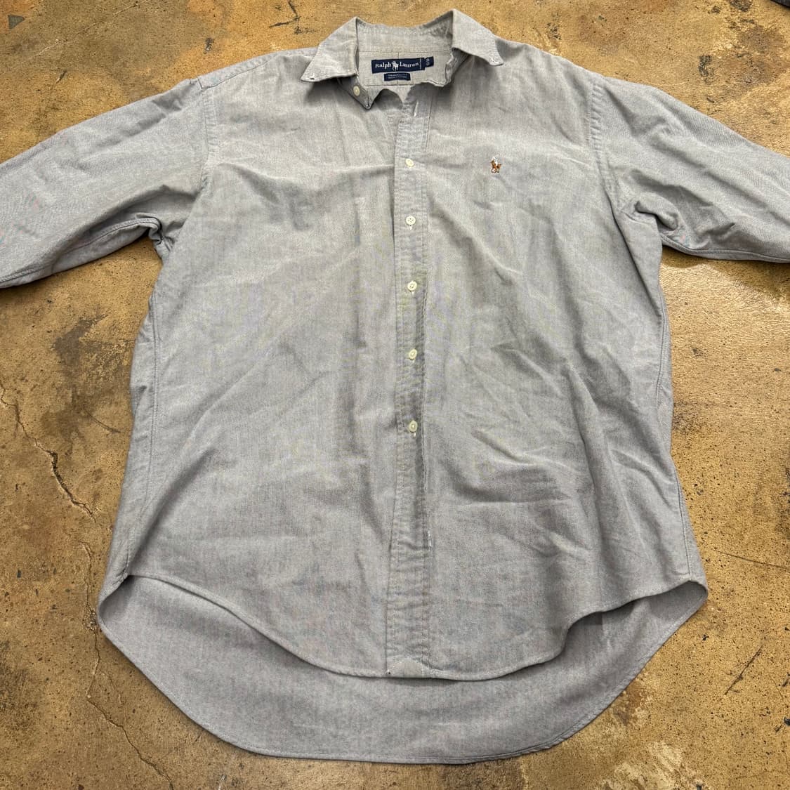 [정품] 폴로 랄프로렌 긴팔 셔츠 그레이 b16 상품이미지3