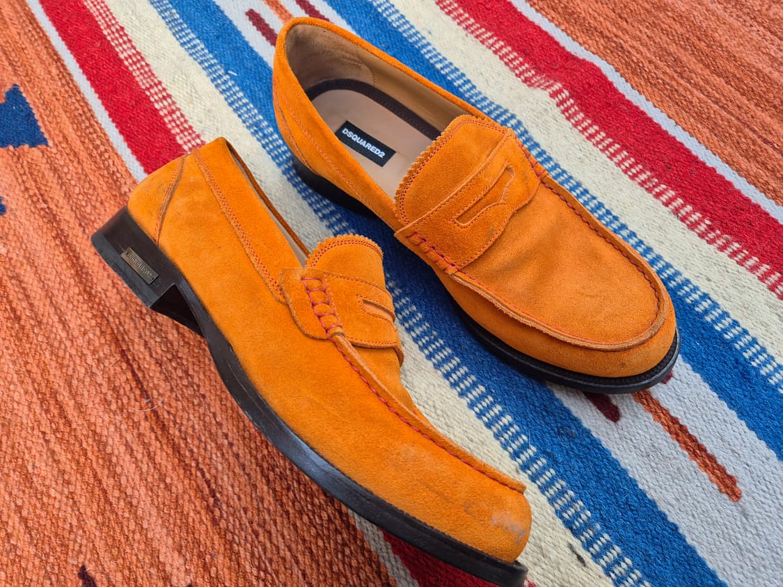 디스퀘어드 스웨이드 페니 로퍼 상품이미지1