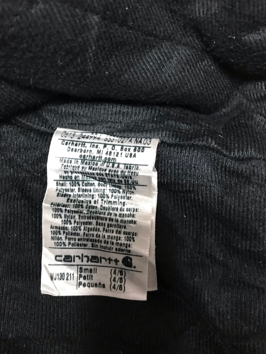 칼하트의 브라운컬러 130 액티브 워크 자켓 S 상품이미지6