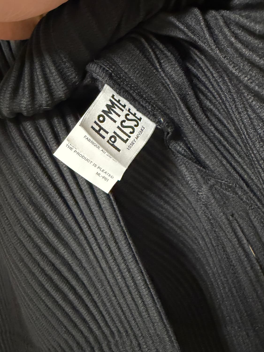 [4]옴므플리세 먼슬리 카라 셔츠 자켓 상품이미지5