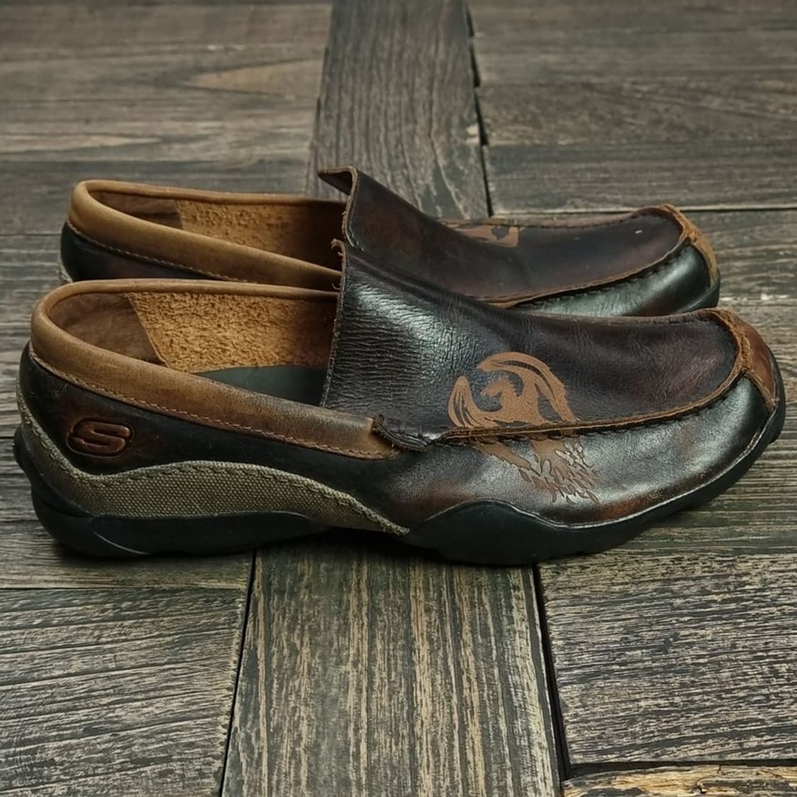 [스케쳐스 USA] 펑크 레더 스포츠솔 로퍼 구둥화 M17123 상품이미지3