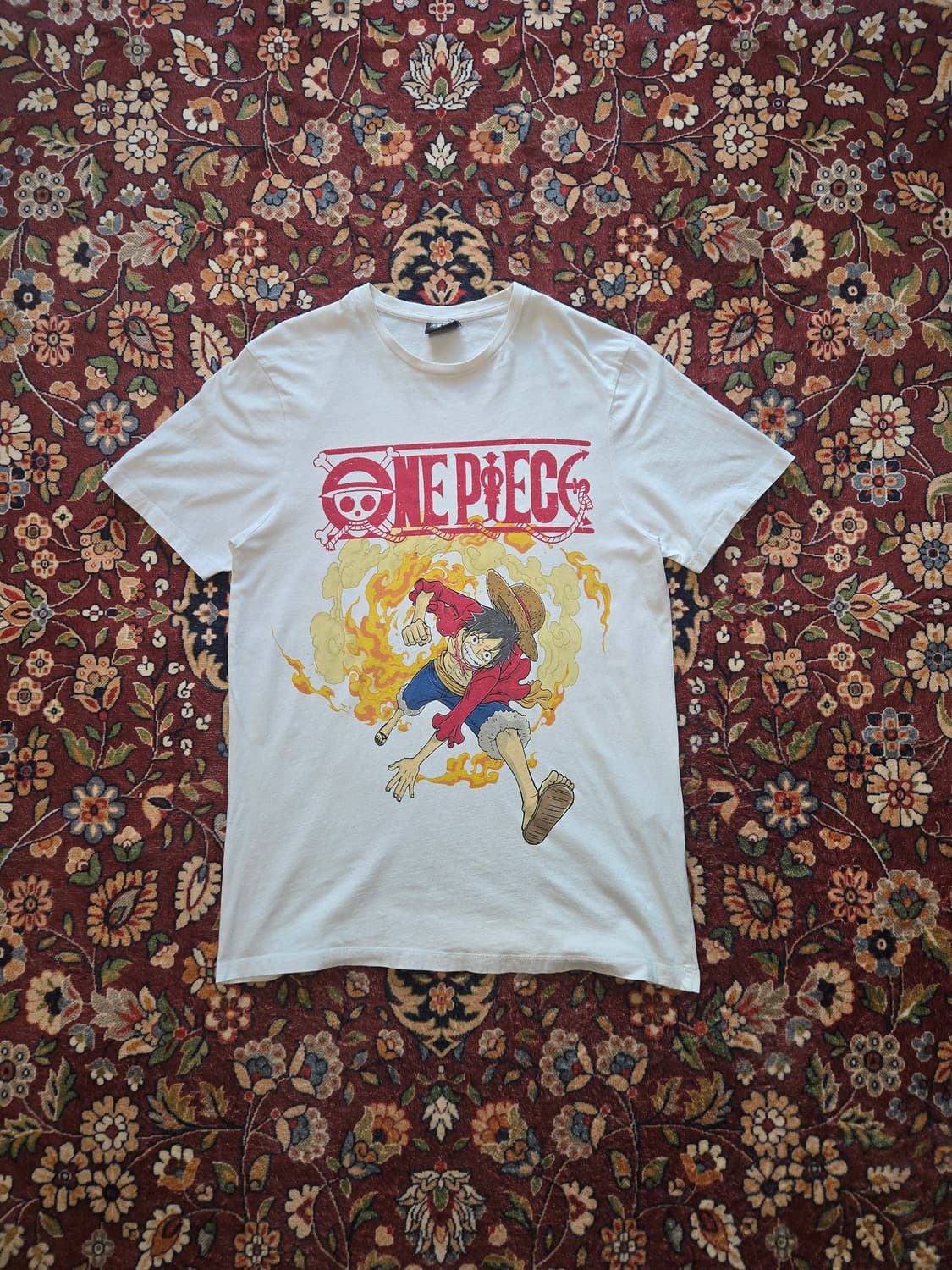 원피스 루피 반팔 티셔츠 XL 상품이미지1