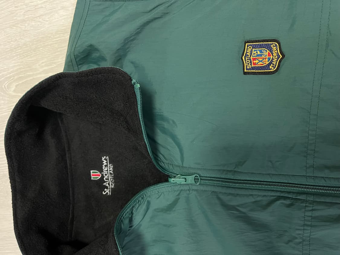 세인트앤드류스 빈티지 양면 후리스조끼 L-XL 상품이미지3