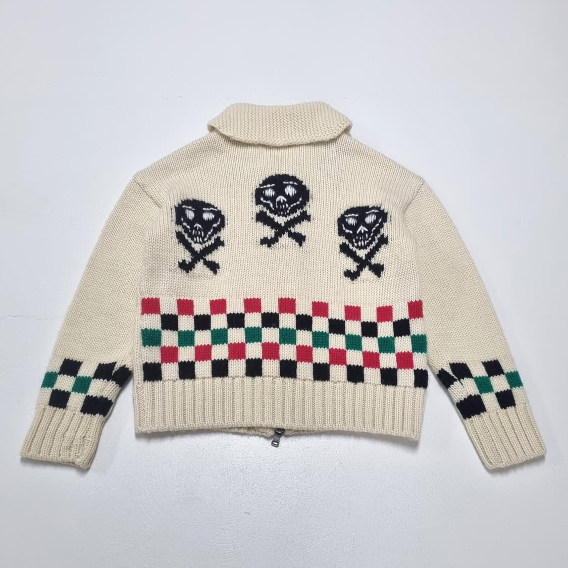 앤더슨벨 체커보드 코위찬 가디건 - L 상품이미지3